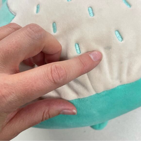 Squishmallow Teal Green Owl Backpack Plush Winston 12in - Picture 3 of 12